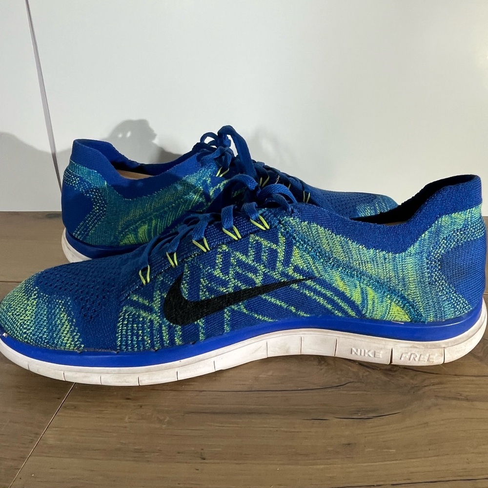 Blue Green Black Nike Free Size 12 - Picture 8 of 13